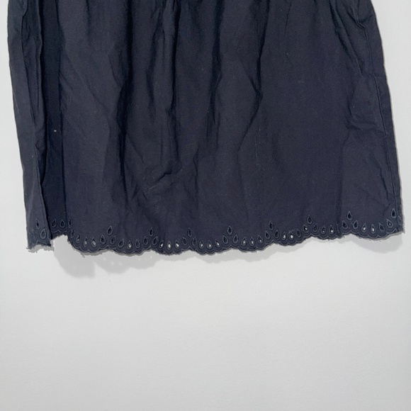 SEA Aurelie Eyelet Ruffle Tank Black Color Size: XS - Picture 9 of 10